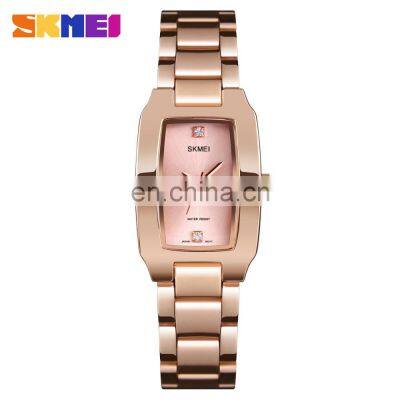 Skmei 1400 small dial fashion waterproof 3ATM lady wristwatch luxury quartz gold watch women wrist