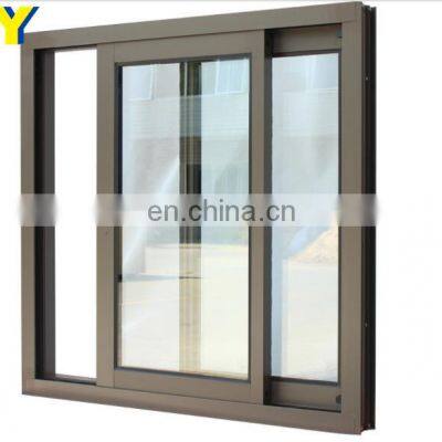 Hurricane proof impact window aluminum sliding windows office glass sliding windows