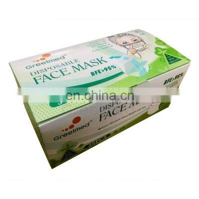 Medical masks 3 ply face mask non woven disposable surgical mask