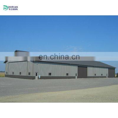 prefabricated building steel frame house light steel structure warehouse 2-stores