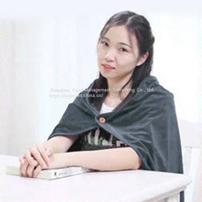 USB High Quality Wearable Electric Blanket/ Europe USB Gray Electric Blanket/ photo-2