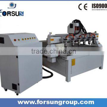 FS1530A-6H CNC multi-spindle cnc router machine/cnc multi-head engraving machine