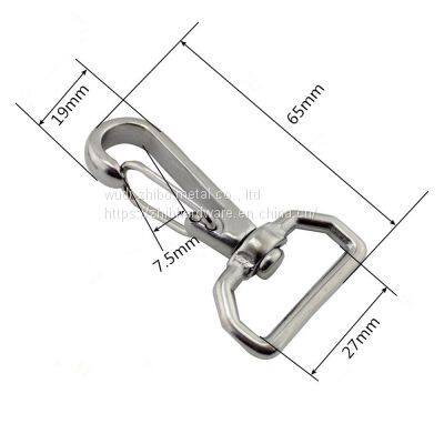 Marine Hardware 304/316 Stainless Steel Square Spring Snap Hook photo-2