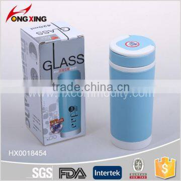 420ML Heat Preservation Glass Tea Tumbler with Strainer