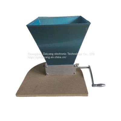 666 Semicircular Wooden Base, Manual Stainless Steel Double-roller Grain Malt Grinder, Specially for Home Brewing photo-3