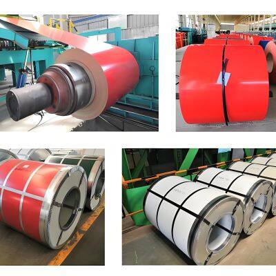 -Bobina de acero recubierto de aluminio y zinc de color de secado rápido, procesamiento fácil y eficiente, que mejora en gran medida la eficiencia de producción