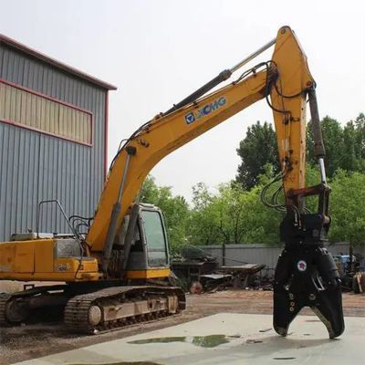 Excavator attachments high-efficiency strong bite force 360 degree rotation double cylinder hydraulic shear