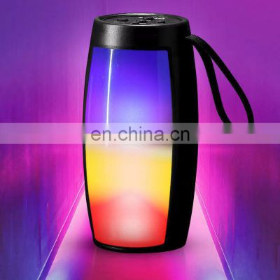 Hi Fi Sound LED Light Bluetooth Speaker Support TF Card Usb Portable Mini Super Bass Speaker