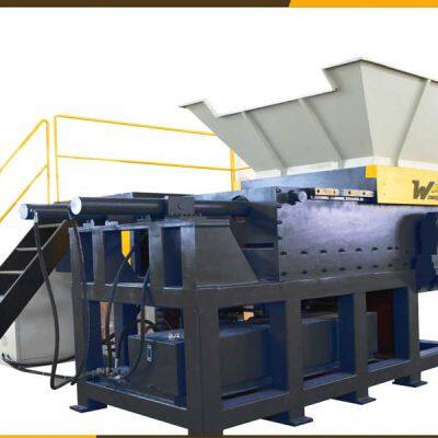 industrial waste shredder  fineness shredder  big blue barrel crusher