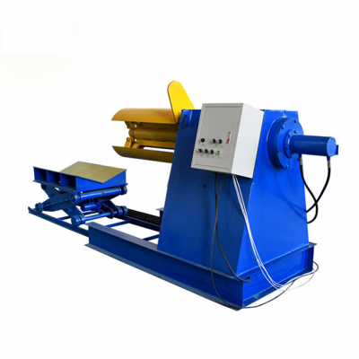 Howann Hydraulic PPGI/GI/Alu Sheet Panel Hot-selling High-effective Decoiler Machine photo-5