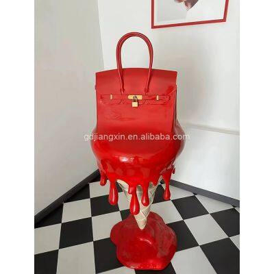 Contemporary Museum-level Reflective Statues, Modern Luxurious Interior Design Hotel Gallery, Surrealistic Metal Resin Handicrafts photo-3