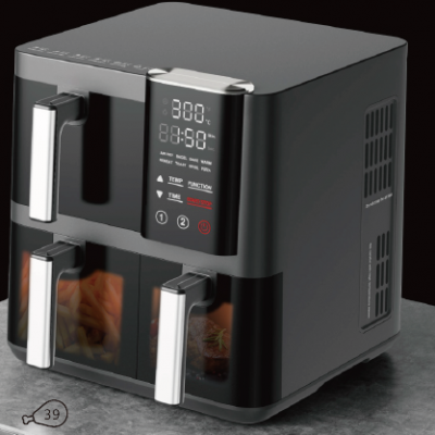 Fritadeira elétrica de três compartimentos (Wechat/whatsapp: 008613510231336)