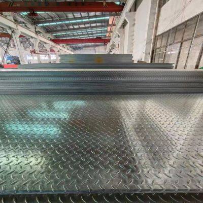 Оцинкованная противоскользящая плита и оцинкованная рифленая плита; Q235B, Q355B, SS400, A36, S235JR