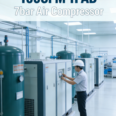 BY 22/37/30/45/55/75KWOil Free Air Compressor.Clean Air, Environmentally Friendly and Pollution-free. photo-5