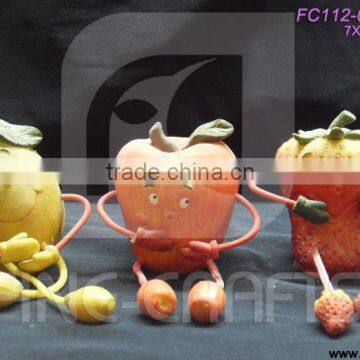 Polyresin fruits figurine harvest festival handicrafts set