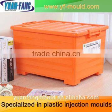 China Taizhou 718H Steel Single Cavity Plastic Turnover Box Mold/plastic Turnover Box Mould Supplier
