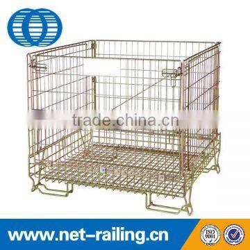 Good sale heavy duty galvanized collapsible cargo storage cage