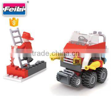 Cogo Toys Hot New 3 in 1 Fire Fighter Plastic Building Blocks Set photo-4