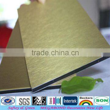 hair line aluminum panel composites curved wall panel design interior sheets