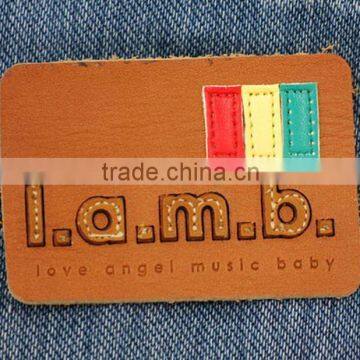 New Arrival Promotional Printed Custom Leather Patches photo-5