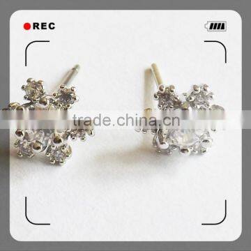 100% Brass Cooper Alloy Plating Gold Earring Design photo-2