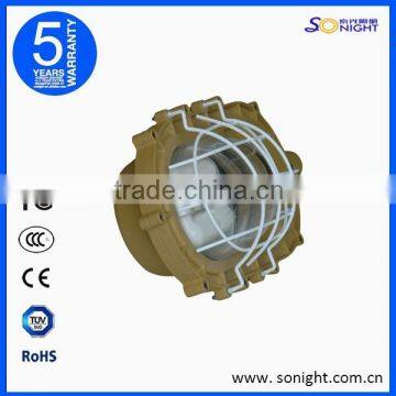40w 50w 60w Yellow Color Die-casting Aluminum Induction Lamp Explosion-proof Light photo-2
