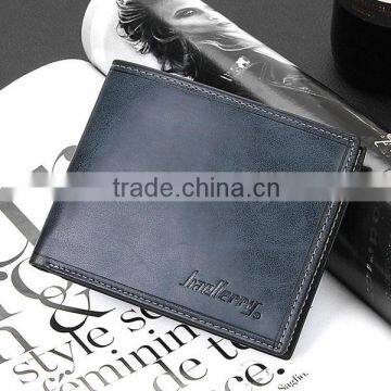 Stock Fashion Black Check Grain Wallet for Men photo-3