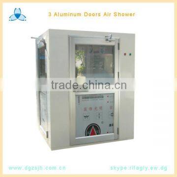 3 Aluminum Doors Air shower room for clean room