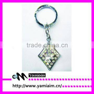 High quality bling diamond keychain