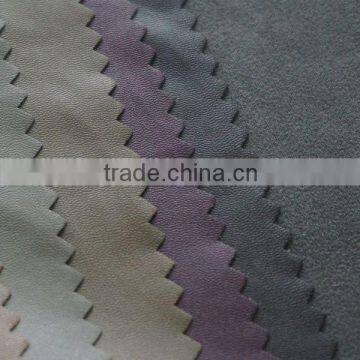 100% Polyester Suede Synthetic pu Leather Fabric photo-5