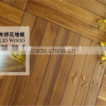 450x90mm golden teak wood parquet