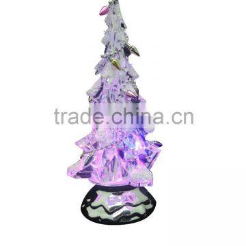 Battery powered plastic LED christmas decoration tree light