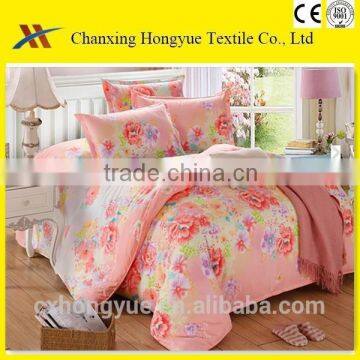 100%polyester disperse brushed printed fabric used for home textile/high quality