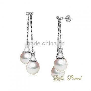 QIFU wedding favor freshwater pearl earrings
