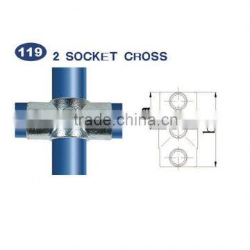 hot dip galvanized malleable iron pipe clamp fittings