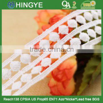 Hot Selling White Crochet Cotton Lace Trimming for Clothing H1506 photo-2