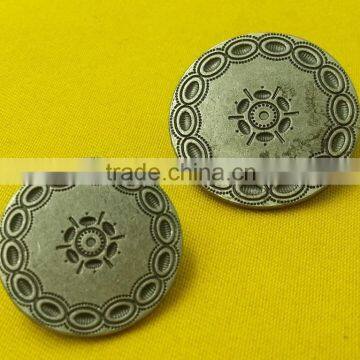 Fancy Sew-on Metal Shank Button For Jacket --- MJ2083 photo-4