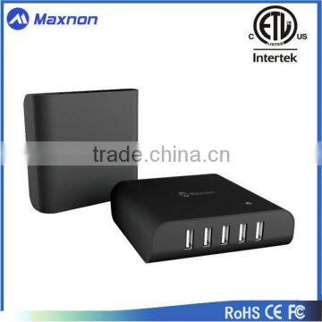 Manufacture Intelligent 5 Port Usb Travel Charger for Mobile Phone Tablet Etc ETL CCC Certified Supplier's Choice photo-3