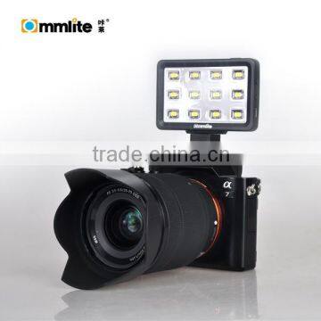 Commlite Powerful LED Video Light 12 Lamps for Monopod, Cellphone, DSLR Camera...