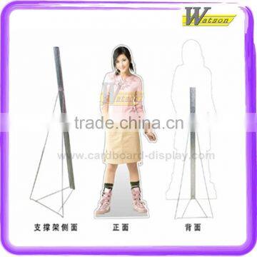Fashion girl Cardboard display exhibition standee for Ad&Promotion