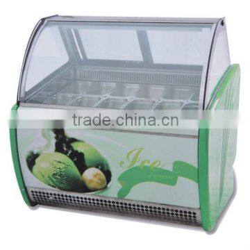 PK-JG-CB1200 Elegant shape, Wide application,Safe and easy to operate Cooling scries for Supermarket Ice Cream Display Showcase