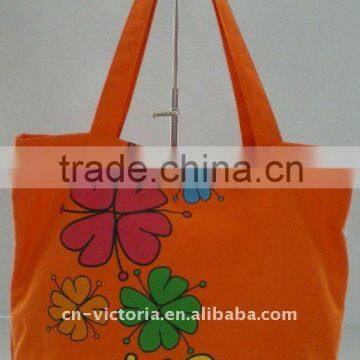 Canvas Tote Bag Printing Flower