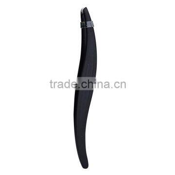 S shape design tweezer black tweezer