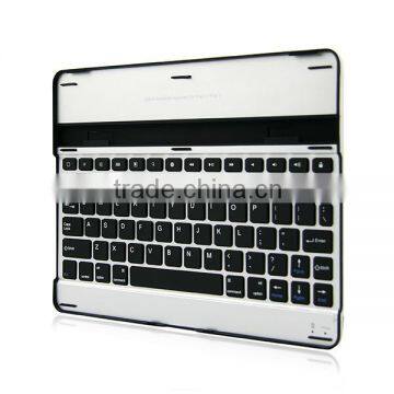 Aluminum Alloy Bluetooth Keyboard Case for iPad 2 3 4 Silver