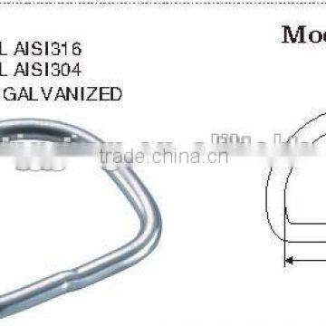 Zinc Plated Nose Ring & Handle Bag RingRigging Hardware Fitty D Ring Furniture Handle in Professional Manufacturer photo-5