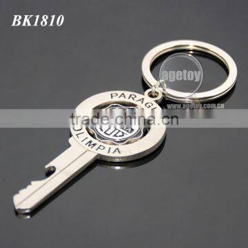 Paraguay Olimpia Souvenirs Key Shaped Spinning Metal Novelty Bottle Opener Keychain photo-2