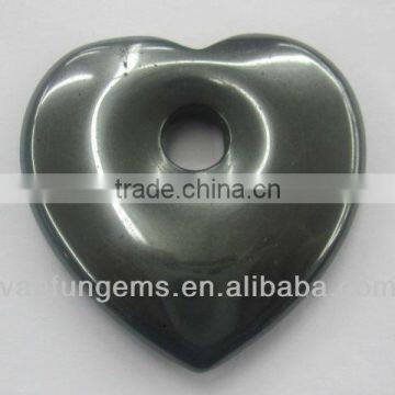 Wholesale Hematite heart shape pendant