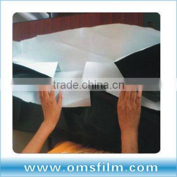 8 m wide plastic film white/black hydroponic panda film