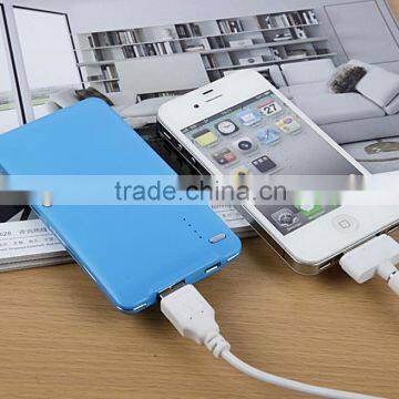 New style li-polymer battery power bank for mobilies