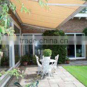 retractable awning with motorized remote control